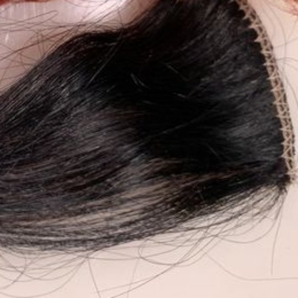 Black Silver Grey Ombre Clip Human Hair Extensions main image 6